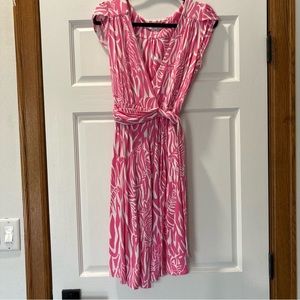 Lilly Pulitzer maternity medium wrap dress